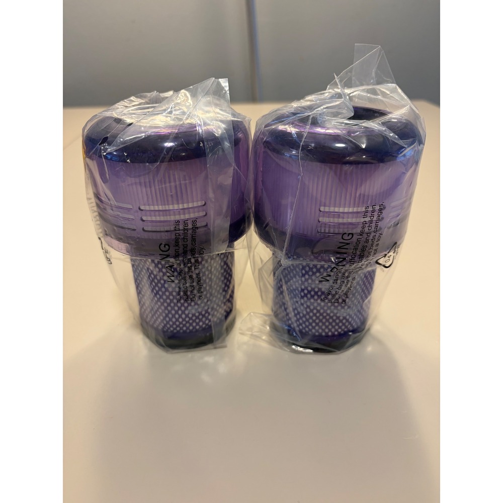 2 Pack Replacement HEPA Post-Motor Filters for Dyson V11 V15 SV14 Vacuum Purple